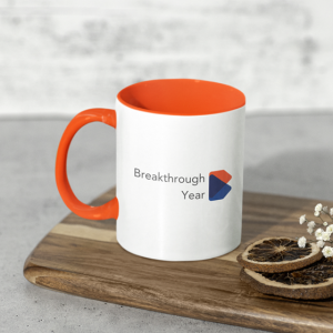 Custom Printed Breakthrough Year 15oz mug from Alberta Custom Flag and Banner